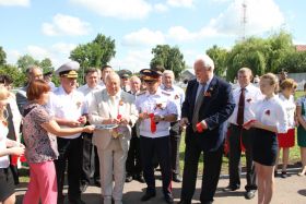 Торжественное открытие 104-го мемориала в селе Покрово-Марфино Знаменского района в рамках партийного проекта "Историческая память"