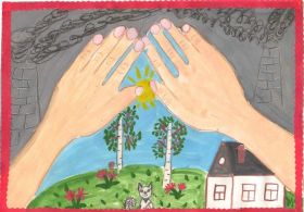 Работы участников творческого конкурса «Земля – наш Дом: экология в рисунках детей» Алданского района