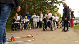 "Старшее поколение" провел спортивный марафон «Вместе мы можем больше» для воспитанников дома инвалидов Солнечный