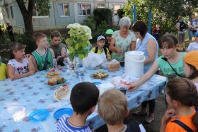 Плавские единороссы поблагодарили инициативных земляков на празднике Лето во дворах