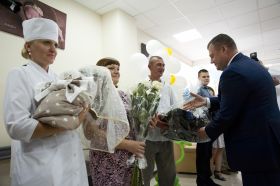 Открытие Перинатального центра в Тамбове при участии главы Ростеха Сергея Чемезова