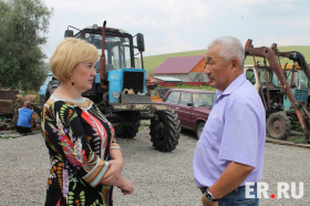 Региональный координатор проекта "Российское село" посетил молочную ферму в селе Алферово