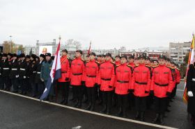 Участие кадетов саранского лицея №26 на Параде Памяти в Самаре - 2018