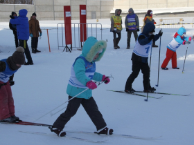 Республиканские соревнования по лыжным гонкам среди спортивных семей
